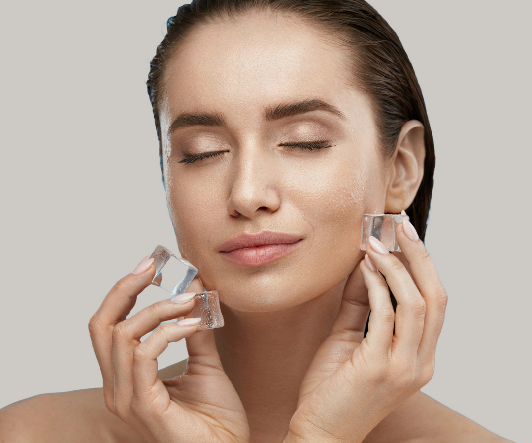 Why applying ice can help alleviate acne?